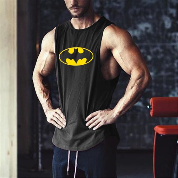 

sleeveless shirt clothing tank singlet muscle vest stringer gym bodybuilding fitness running training t-shirt, Black;blue