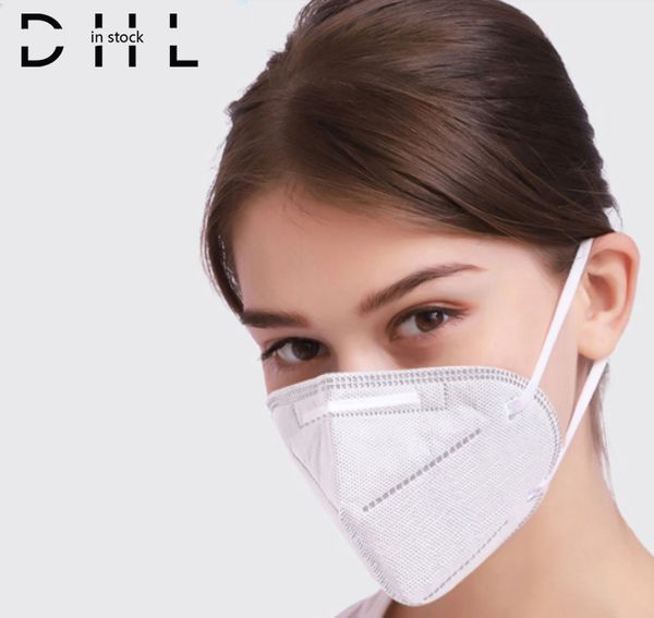 

spot kn95 medical disposable ce ffp2 masks respirator to prevent smog, dust, pm2.5, droplets, n95 nose mask ppe dhl in
