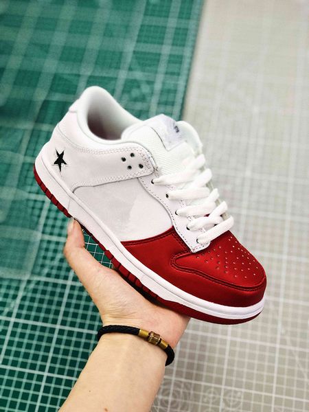 

new dunk sb low pro qs men women running casual shoes for what the dunk white red fashion designer sneakers 36-45, Black