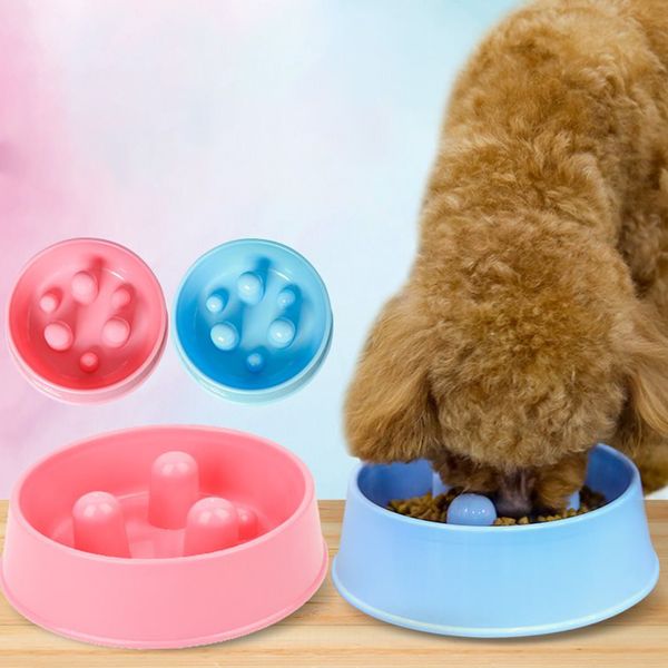 2019 Plastic Dog Pet Dog Slow Feeder Bowl Eco Friendly Non Toxic
