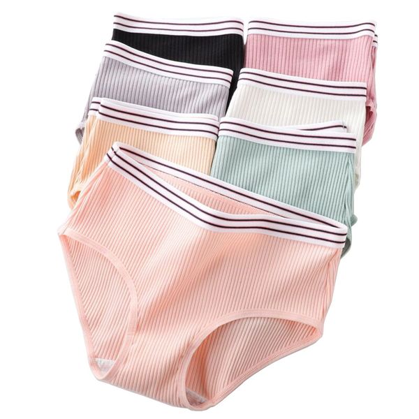 

women's panties 3pcs women underwear set underpants low-rise cozy lingerie cotton briefs pants intimates, Black;pink