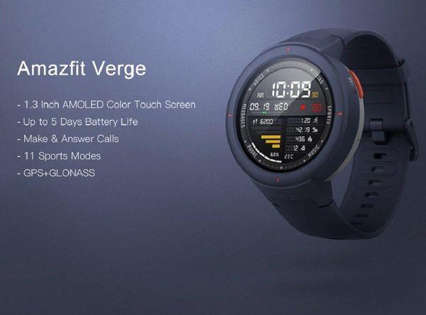 

Xiaomi amazfit verge 1 3 quot amoled gp ip68 waterproof port mart watch engli h