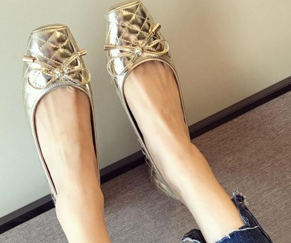 

women's shoes in spring and autumn flat bottom square head @13, Black