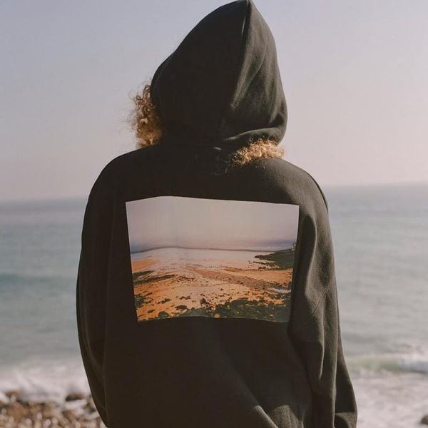 

19ss fear of god essentials туман пуловер толстовки квадратные фото пара мода черный толстовка с капюшоном повседневная highstreet верхняя о, Black