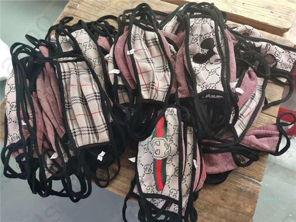 

luxury face mask letter print mouth-muffle breathable masks reusable washable cycling outdoor designer mask respirator e33101