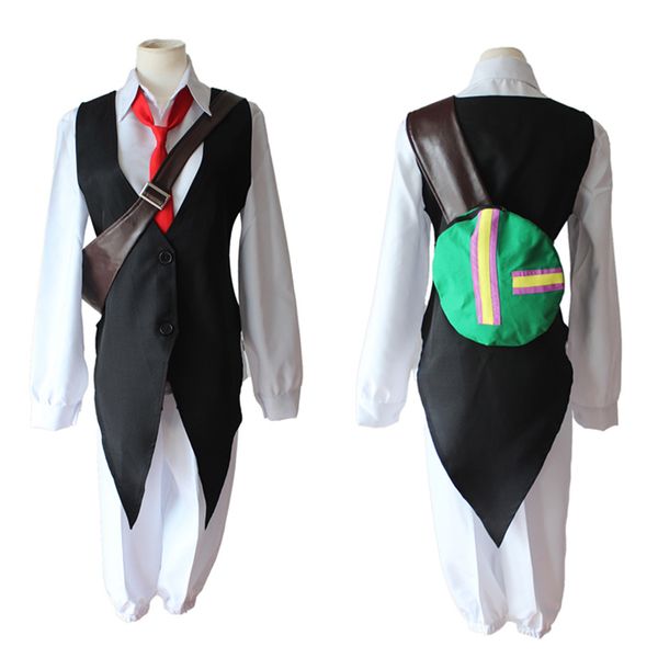 

anime the seven deadly sins cosplay meliodas dragon sin of wrath cosplay costume complete set uniforms and wigs, Black
