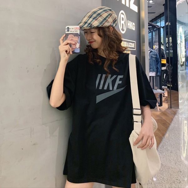 

pure cotton good quality printing super fire cec clothes missing ins fashionable short-sleeved t-shirt women's loose clothing short ski, White