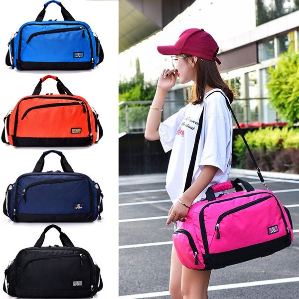 

new 24l nylon outdoor portable waterproof sport bags professional men and women large capacity gym training handbag