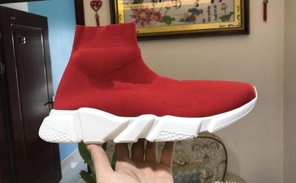 

2019 ACE Дизайнер повседневная обувь носок Марка Speed ​​Trainer Черный Красный Тройной Ч