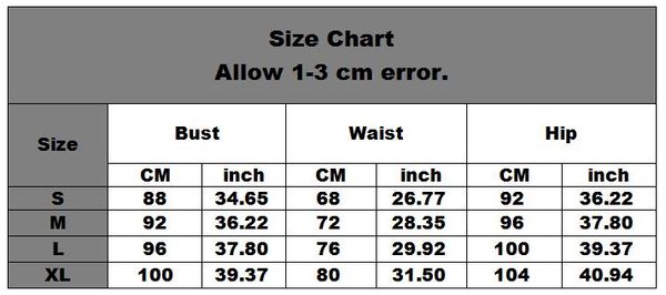 Ladies Xl Size Chart