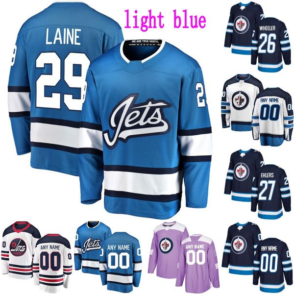 

Mens Winnipeg Jets 37 Connor Hellebuyck 55 Mark Scheifele Jersey 26 Blake Wheeler 29 Patrik Laine 33 Dustin Byfuglien Hockey Jerseys S-3XL