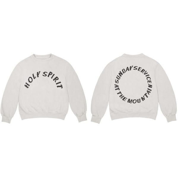 

2019 новый дизайн модный бренд хип-хоп мужчины канье уэст святой дух толстовки хлоп