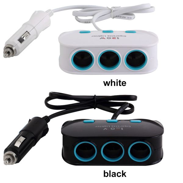 

vehemo 3 ports car quick charger splitter charger auto gps navigator car for adaptive interior parts voltage