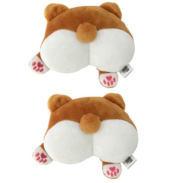 

2 pack cute dog toy squeaky plush interactive chew bite toys pet supplies
