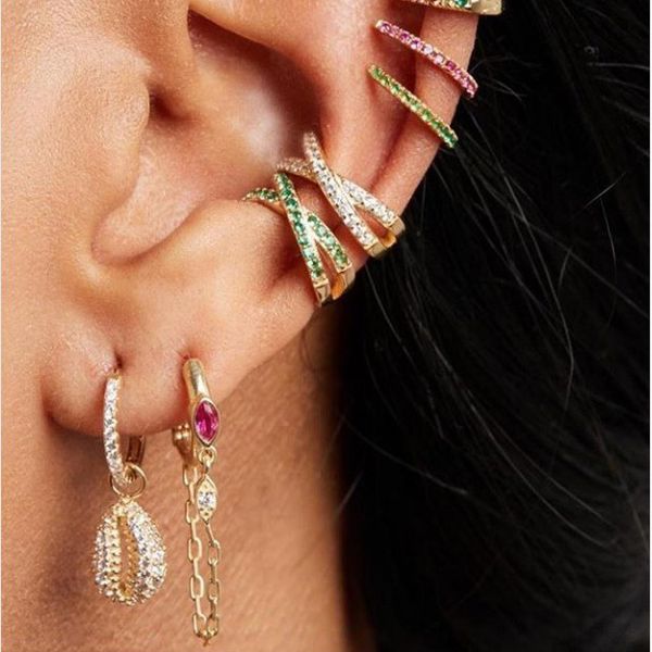 

fashion jewelry 2019 summer beach new arrived women sea shell charm dangle drop earring gold color, Silver