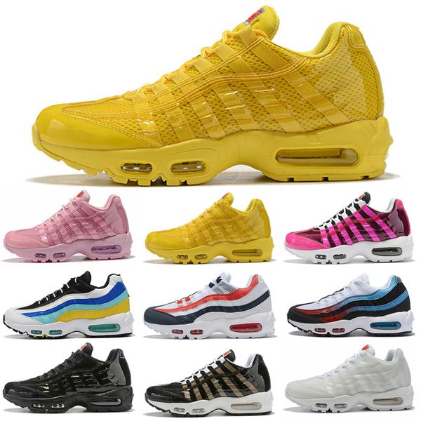 

2019 new laser fuchsia chaussures og mens womens running shoes classic black red white sports trainer surface sports fashion sneakers