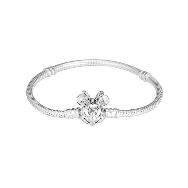 

shimmering mouse portrait moment bracelet fit original diy charms sterling silver jewelry woman diy fashion bracelet, Golden;silver