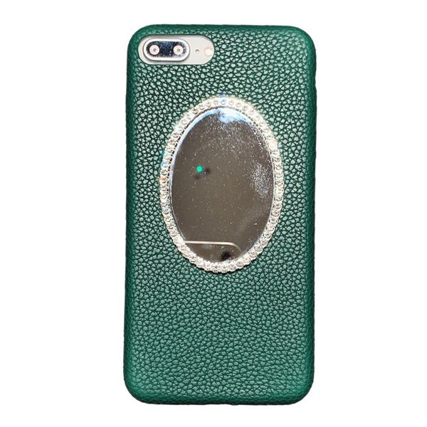 

b36 business style cases for iphone11 pu back case with mirror