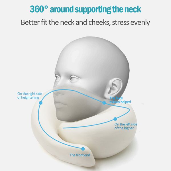 

u-образная подушка для путешествий neck pillow памяти хлопок приспособить открытый путешествие nap самолет автобус поезд шейки подушки для в