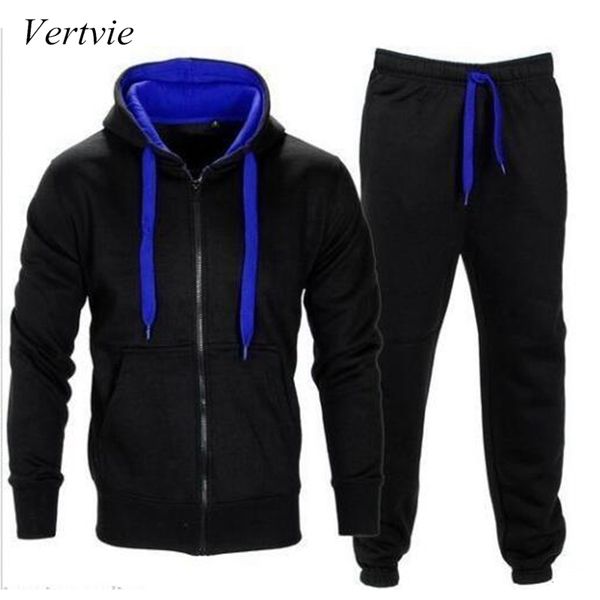 

vertvie 2019 весна мужчин спортивная одежда мужская одежда костюм мужской одежды set толстовка + pant set запуск mens tracksuit athleisure к