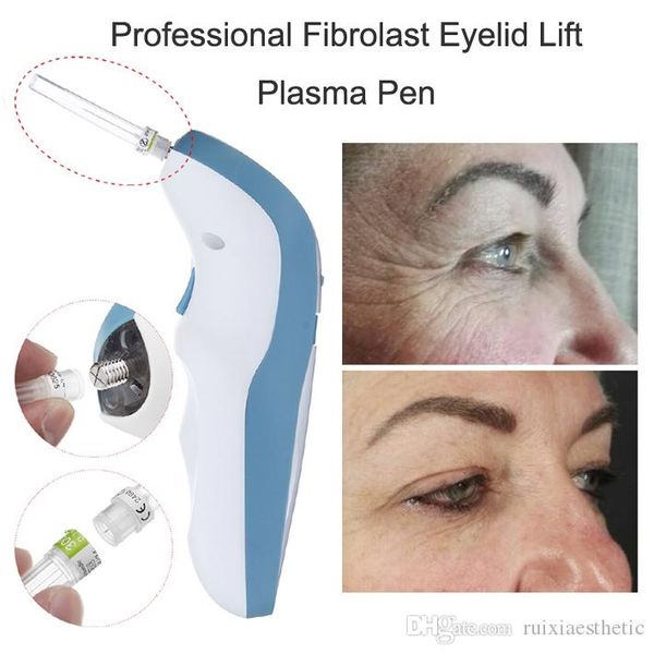 

Profe ional fibrobla t eyelid lift face kin lift pla ma pen wrinkle pot mole removal pla mapen with light and beauty machine, Black