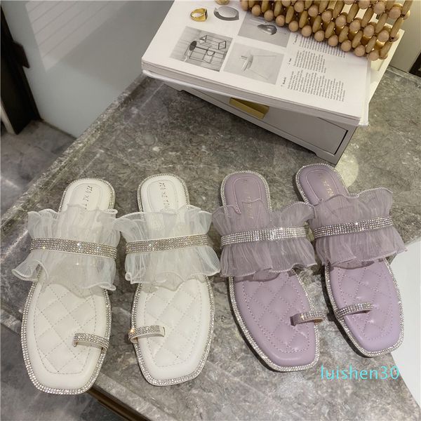 

slippers women summer glitter slides shoes woman 2020 rubber flip flops fashion pantofle soft jelly hawaiian luxury flat new pu l30, Black