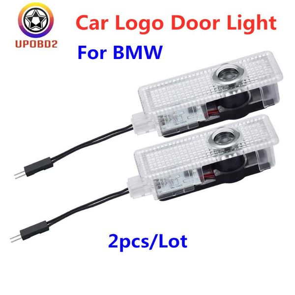 

2pcs/lot car door lights logo projector for 3 5 6 7 series e65 e66 e67 e68 f01 led car door logo projector welcome light