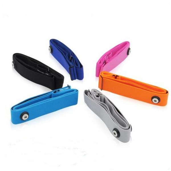

elastic chest belt soft strap silicone fiber band polar sport fitness equipment heart rate monitor bluetooth chest belt strap
