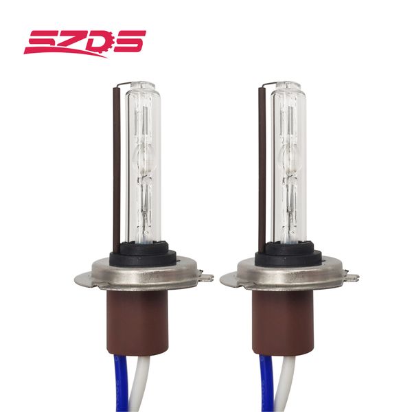 

szds 12v 35w car auto headlight h7 hid xenon lamps replacement light bulb 3000k 4300k 5000k 6000k conversion kit