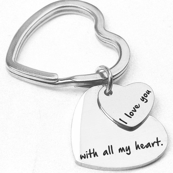 Happy Birthday Gifts For Aunt Heart Shaped I Love You Keychain Keyring For Aunt From Niece Nephew Birthday Gifts Cool Keychains Carabiner Keychain