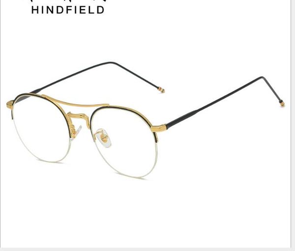 

retro fishing wire spectacles fashion spectacle frame with special spectacle frame, White;black