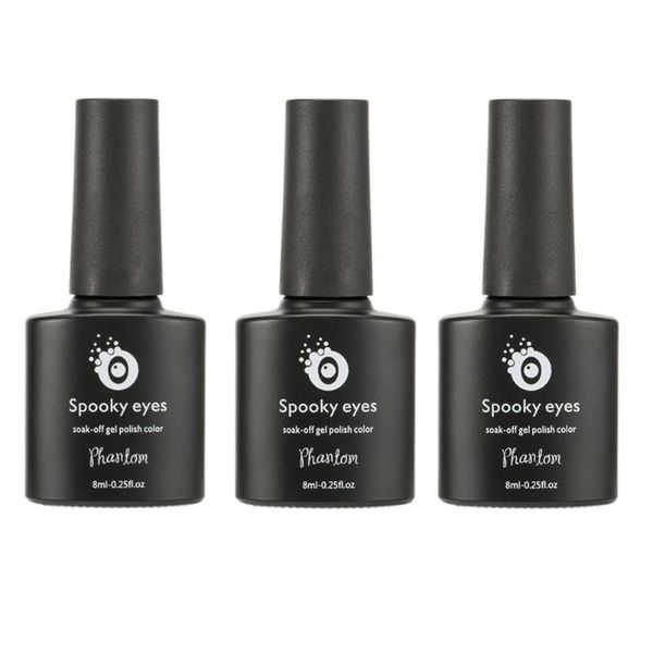 

spooky eyes soak off gel polish magnet cat eye uv nail art manicure varnish