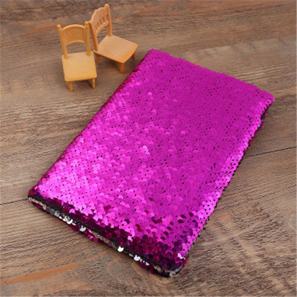 

creative mermaid sequins scales notebook student notepads diary books letter jotter porcelain hardcover pocketbook for student kids, Purple;pink