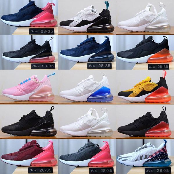 

2020 kids athletic shoes children 27c basketball shoes wolf grey 270s toddler 270 sport sneakers for boy girl toddler chaussures pour enfant