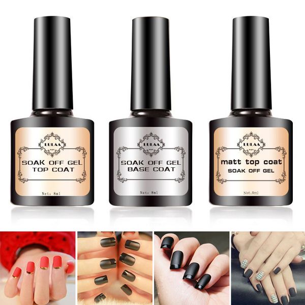 

primer gel polish varnish off + base coat foundation for uv gel nail polish design 8ml sj66