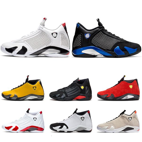 

14s men basketball shoes 14 candy cane the last sdesert sand dmp black toe indiglo thunder mens sports trainers sneakers size 8-13