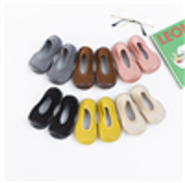 

baby socks with rubber soles baby shoes infant sock steps anti-slip leather kids floor socks slippers