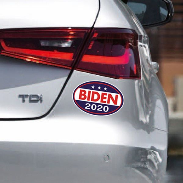 

2020 joe biden the us election letters print car magnetic sticker fridge magnet suitable for metals and car trend diy decors d7207, Black;white