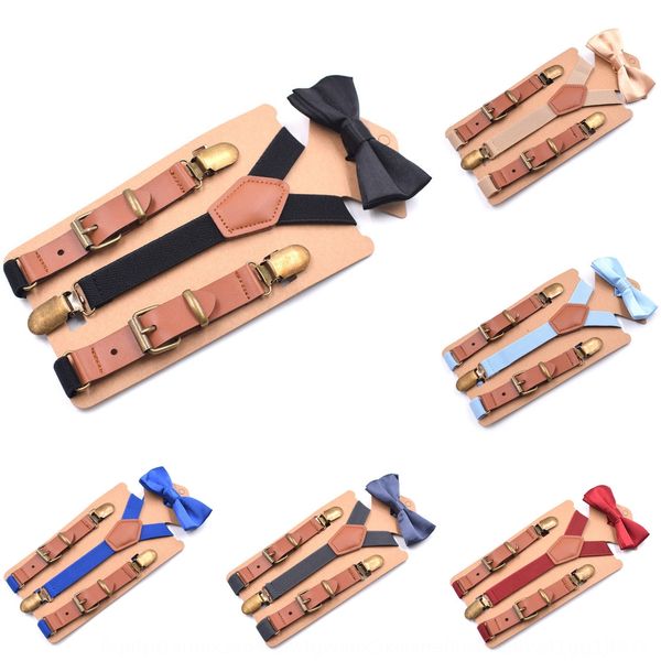

children's butterfly sling 3-clip y-type belt clip leisure sling 2.0 patchwork bow tie set, Black;white