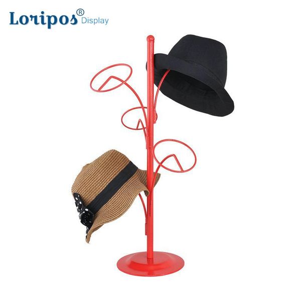 Portacappelli in metallo per berretti da baseball Gancio multiuso per cappelli Organizzatore di stoccaggio Mensola da tavolo Staffa per parrucca Espositore Espositore da scrivania Puntelli