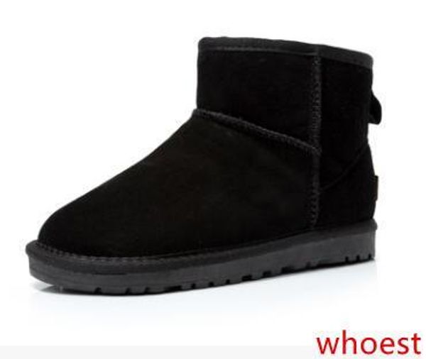 

горячая зима снегоступы wgg классические женские теплые мини сапоги рождество леди минис обувь каштан шоколад серый черный