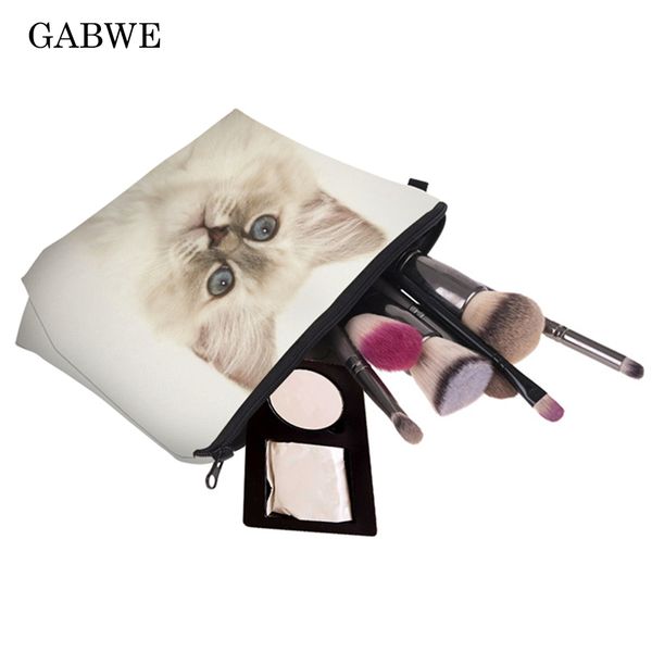 

gabwe printing animals tucan makeup bag portable travel organizer cosmetic bag for women necessaries make up wash toiletry