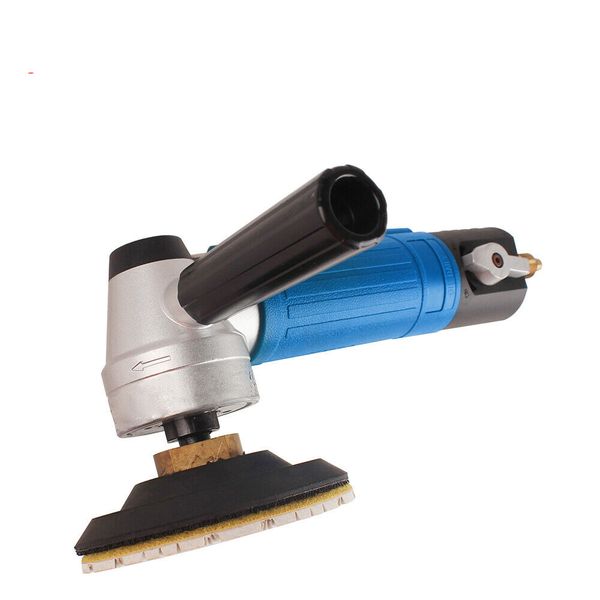 

handheld 5/8"-11 pneumatic air wet polisher for stone with backer pad