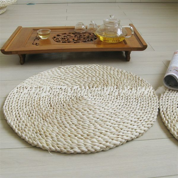 2019 Thin Bay Window Mat Round Designs Corn Fur Material Wovening