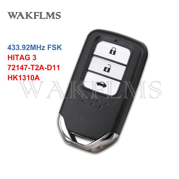 

72147-t2a-d11Â hk1310aÂ remote smart keyless car key fob 433mhz for 2012 accord / 2015 crider ncf2951x / hitag 3 47 chip