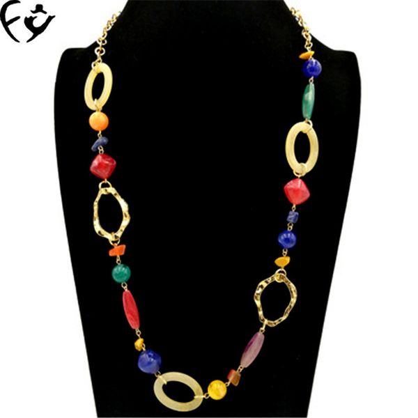 

european and american popular creative long style necklace fy18080520, Silver