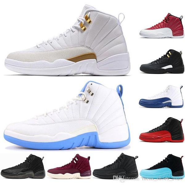 

with socks 12 12s basketball shoes winterized wntr gym red flu game gamma blue taxi the master mens trainers sports sneakers 40-47