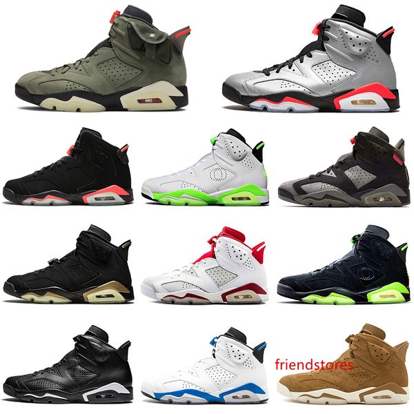 

2020 travis scotts 6 6s men basketball shoes 3m reflective black white infrared psg dmp tinker athletic mens trainers sports sneakers