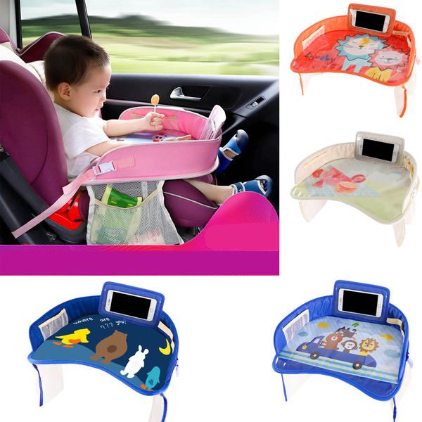 

baby car seat tray cartoon stroller kids toy water holder desk children portable plate table for car child table storage