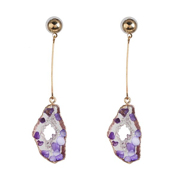 

jujia 3 colors wholesale trend fashion women crystal pendent earrings vintage statement earrings for women, Silver